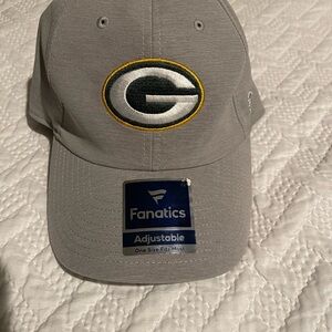 Fanatics Green Bay Packers Gray Adjustable Hat